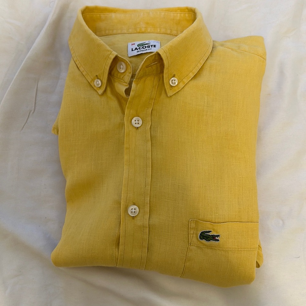 Lacoste linen shirt